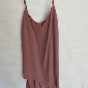 Free People dusty rose colored slip dress